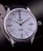 Replica Rolex Cellini Time Watch White Roman Diamond Bezel_th.jpg